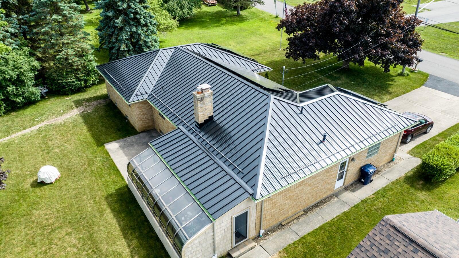 Metal roofs are modern and beautiful