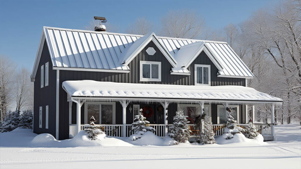 The Benefits of Metal Roofs in Winter Weather